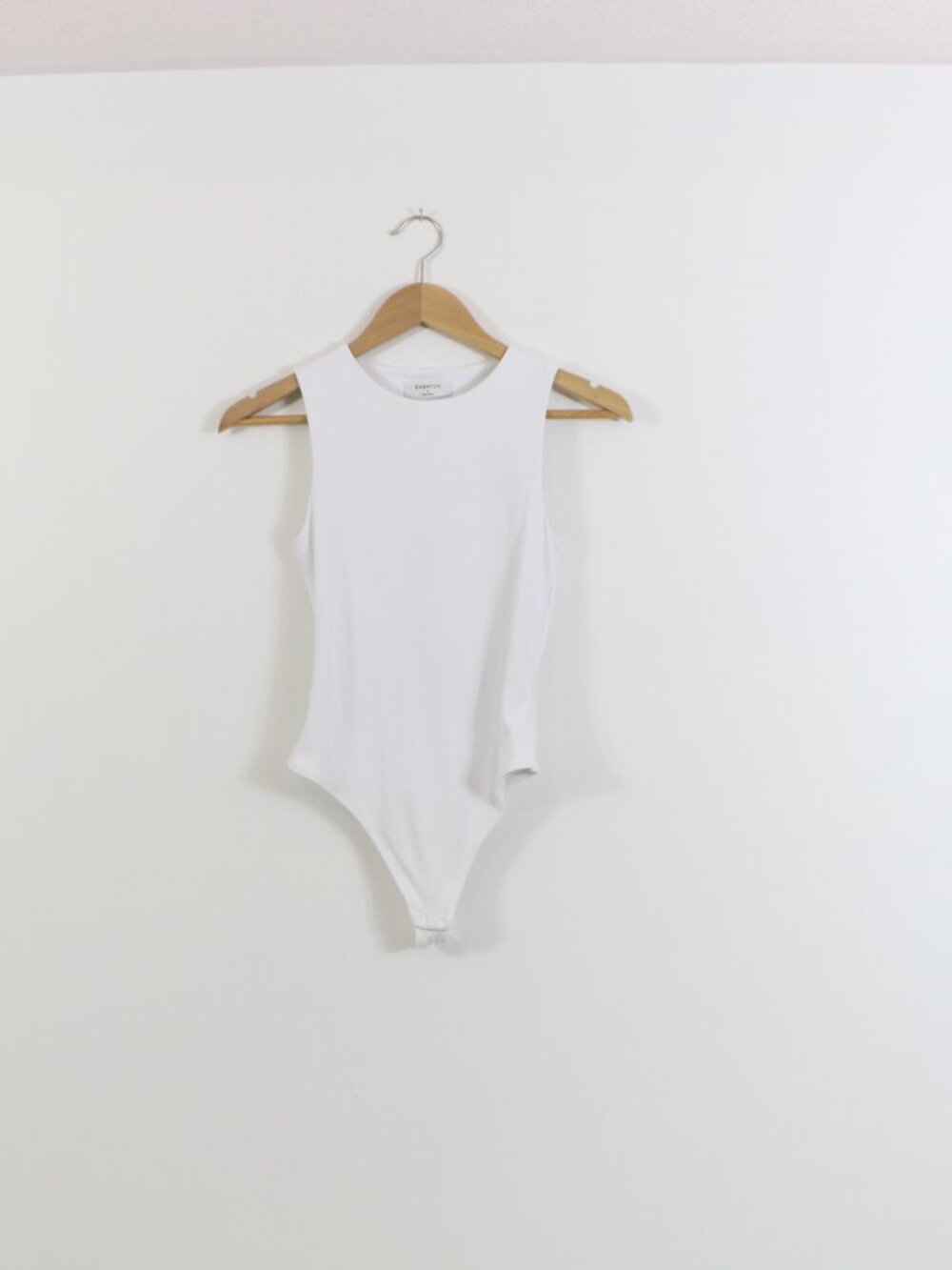 *Babaton Ribbed White Sleeveless Body Suit - Picture 2 of 5